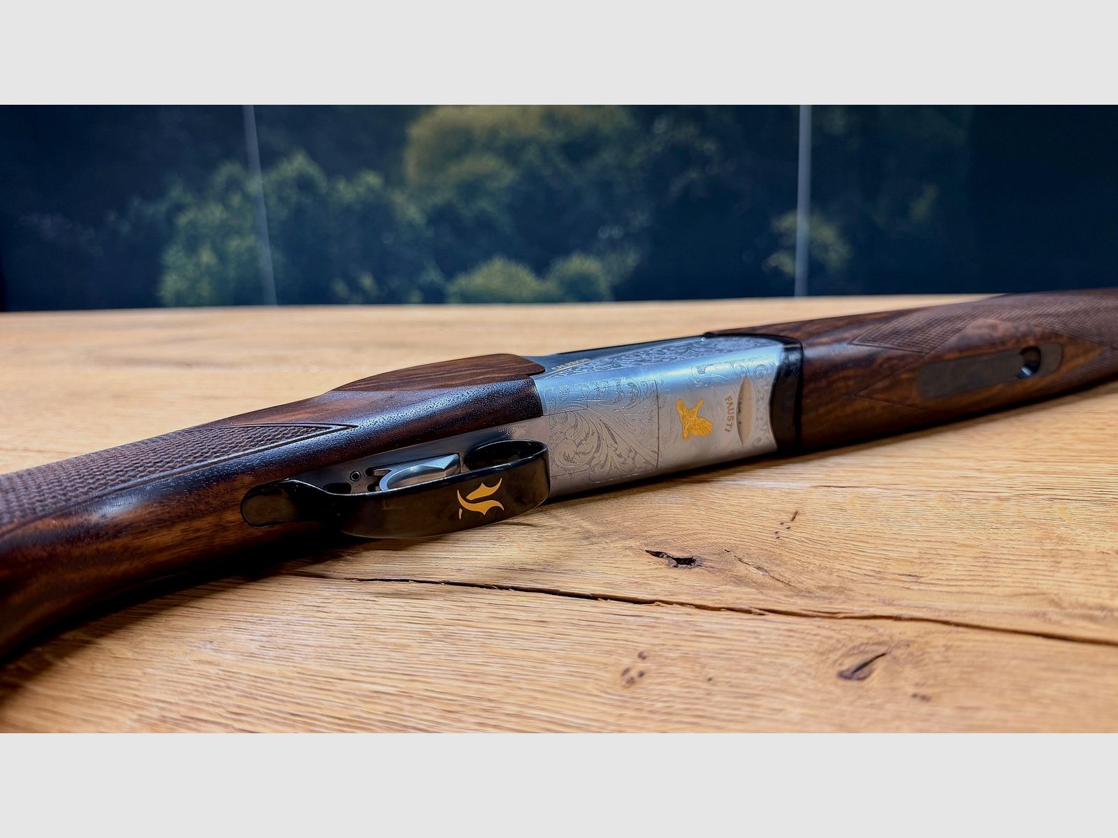 Fausti Bockdoppelflinte Caledon / Coin Finish / Cal. 12/76 / 71cm lunghezza della canna