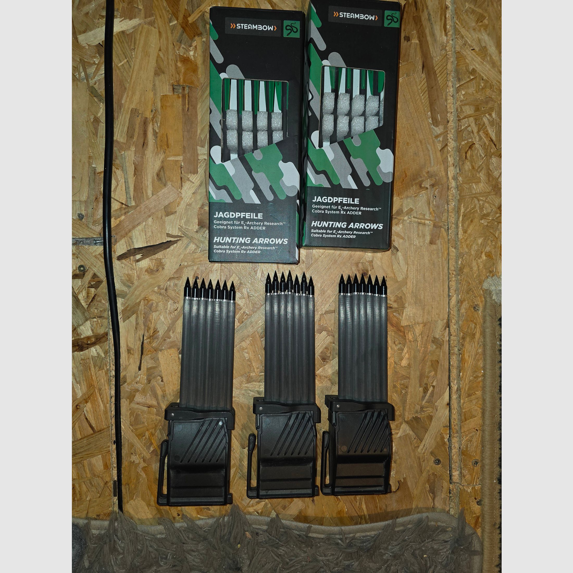 EK Archery Cobra System RX Adder arbalète + flèches de chasse Steambow + chargeur supplémentaire, image 6 sur 6