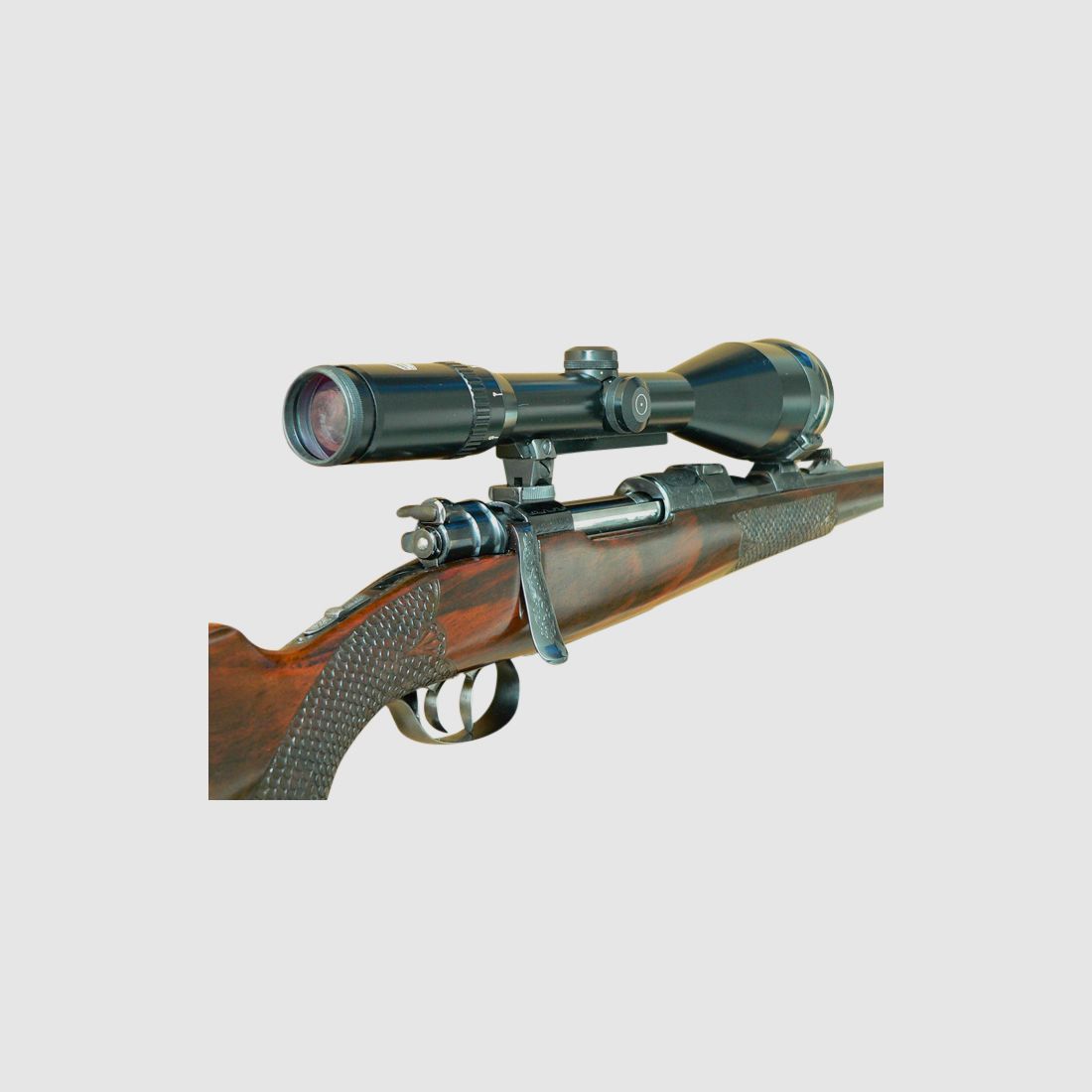 Luxury 98 repeating rifle Ferlacher, caliber 9.3x62, with scope