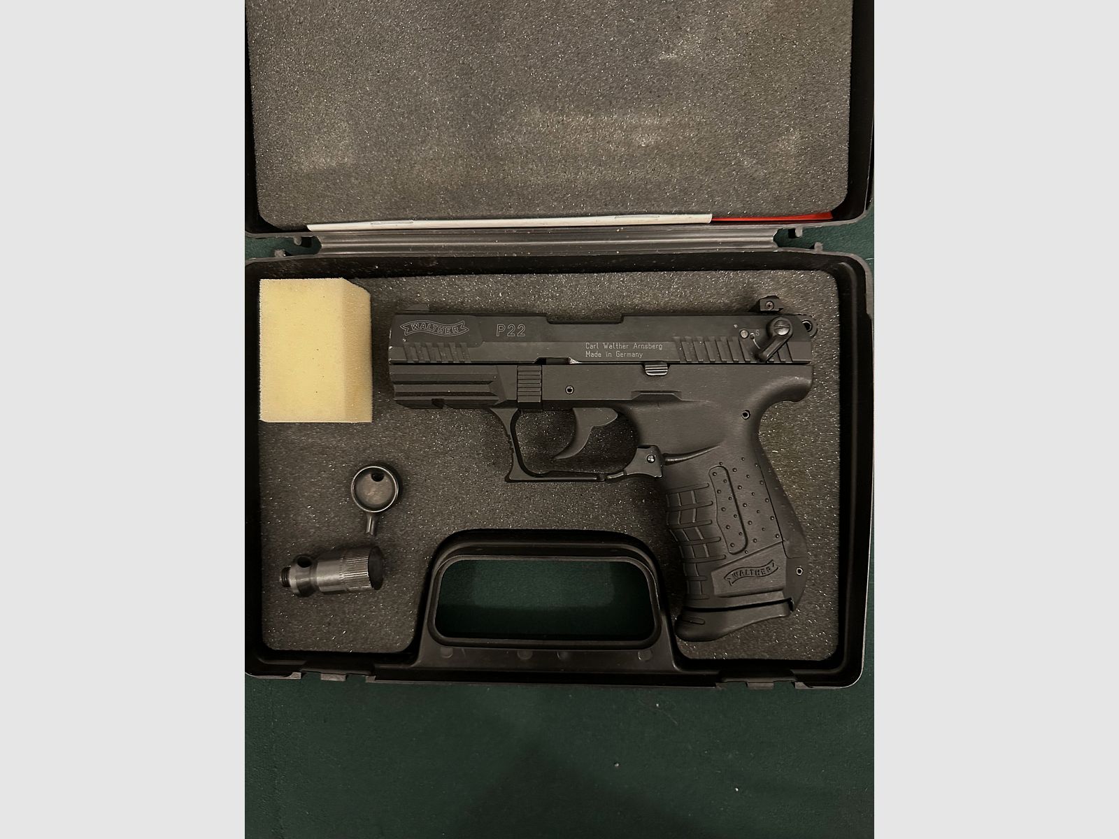 Umarex Walther P 22 ,  cal.  9mm P. A. , schwarz 