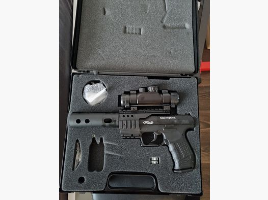 CO2-Waffe "Walther Nighthawk" inkl. Koffer