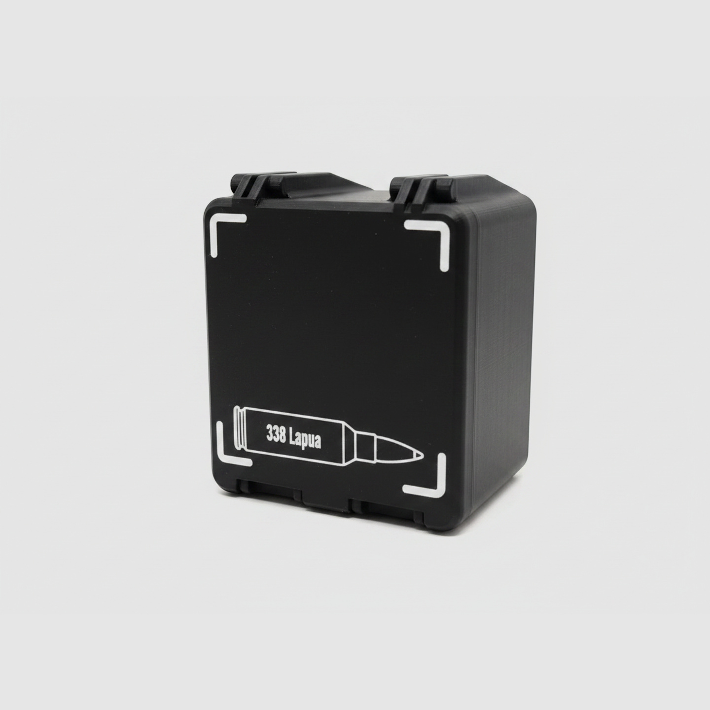 Filamelt Munitionsbox / 338 Lapua Magnum / 'Klapp- / Rastdeckel' / Patronenbox, Ammo Box