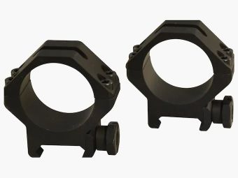 Weaver Tactical anelli Picatinny a 4 fori neri opachi 30mm bassi, BH 6,35mm
