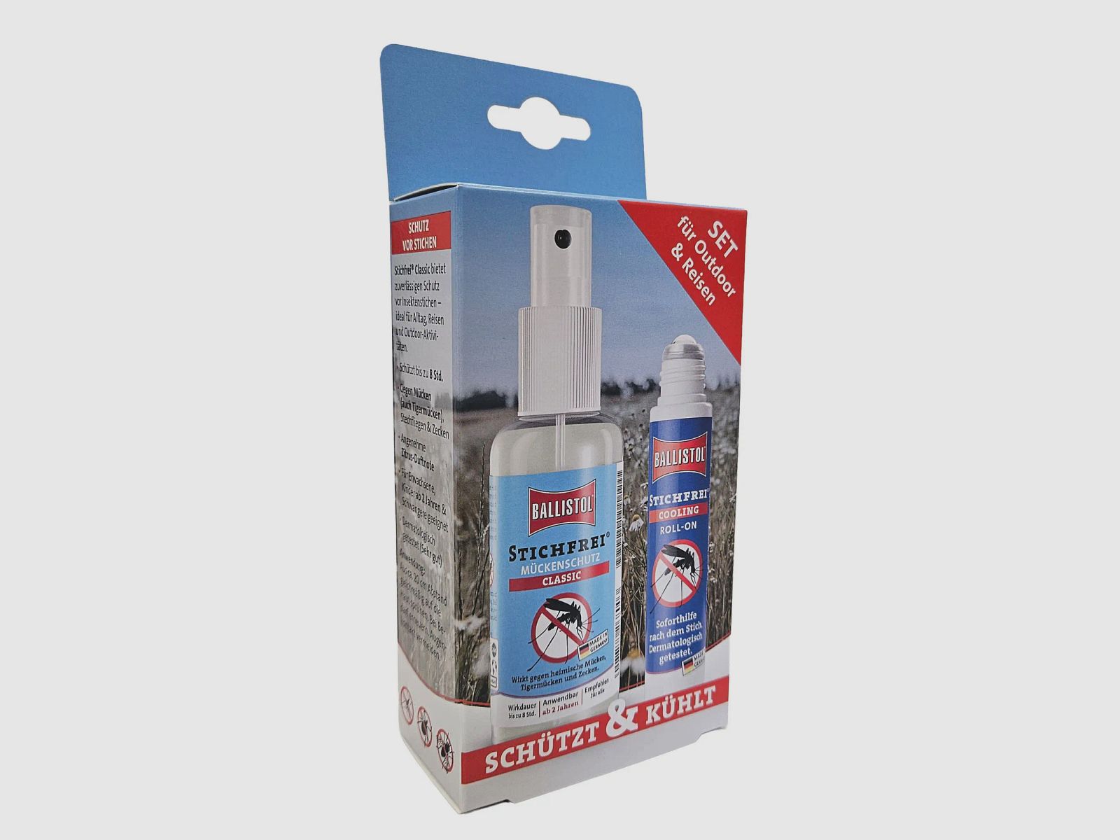 Ballistol Stichfrei Set – Mückenschutz & Soforthilfe