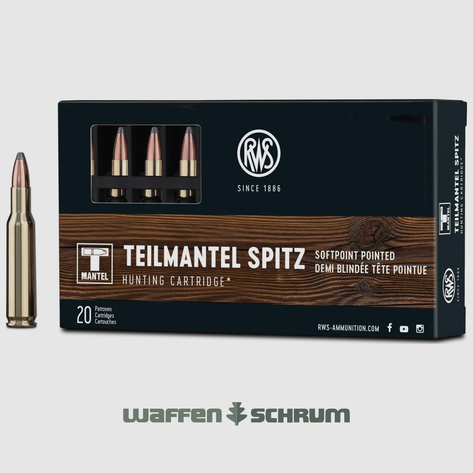 RWS TMS 3,24g - 50gr .222Rem