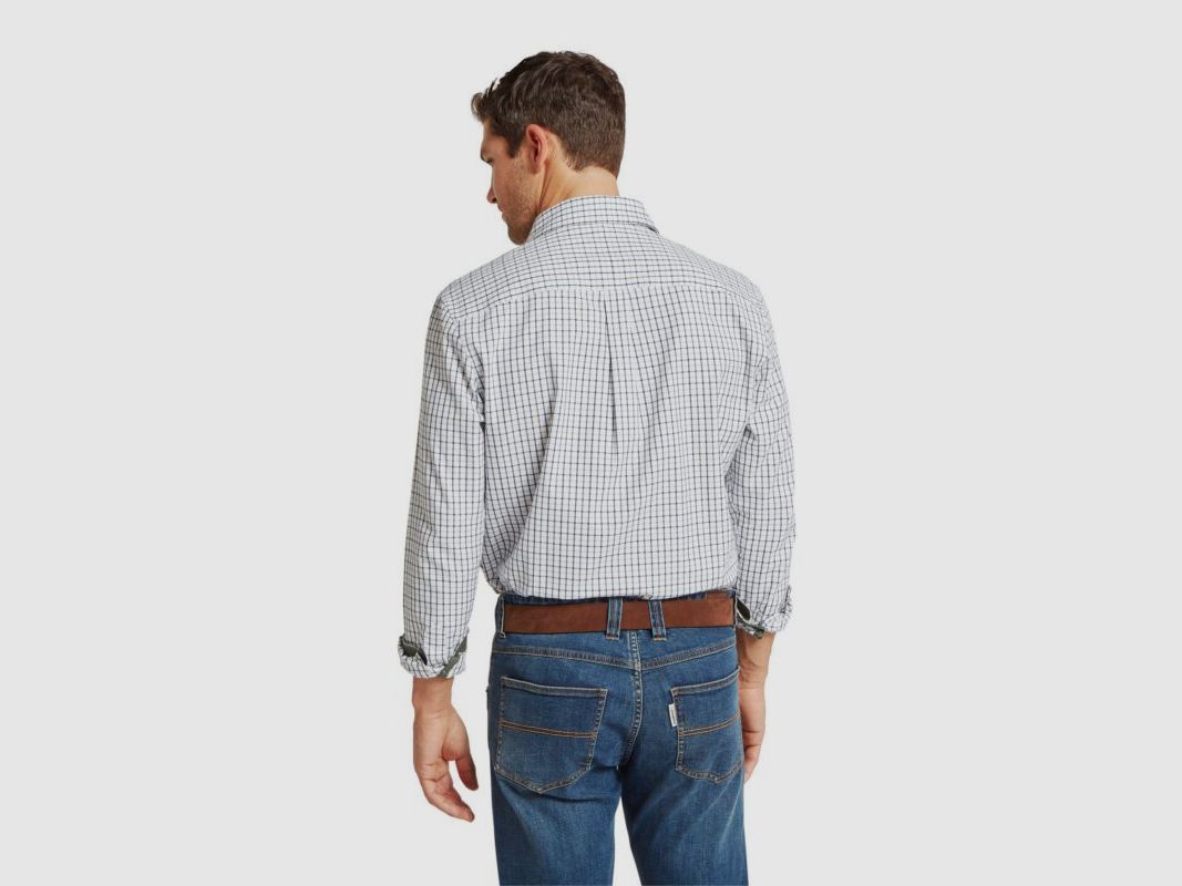 Schöffel H-Hemd Milton Tailored | blueberry/dk khaki green, Bild 10 von 12
