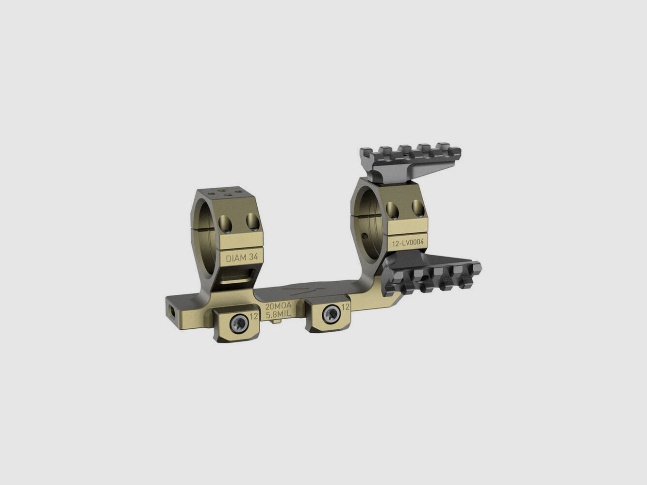 Audere Levitas Montage 20 MOA Bronze 34mm