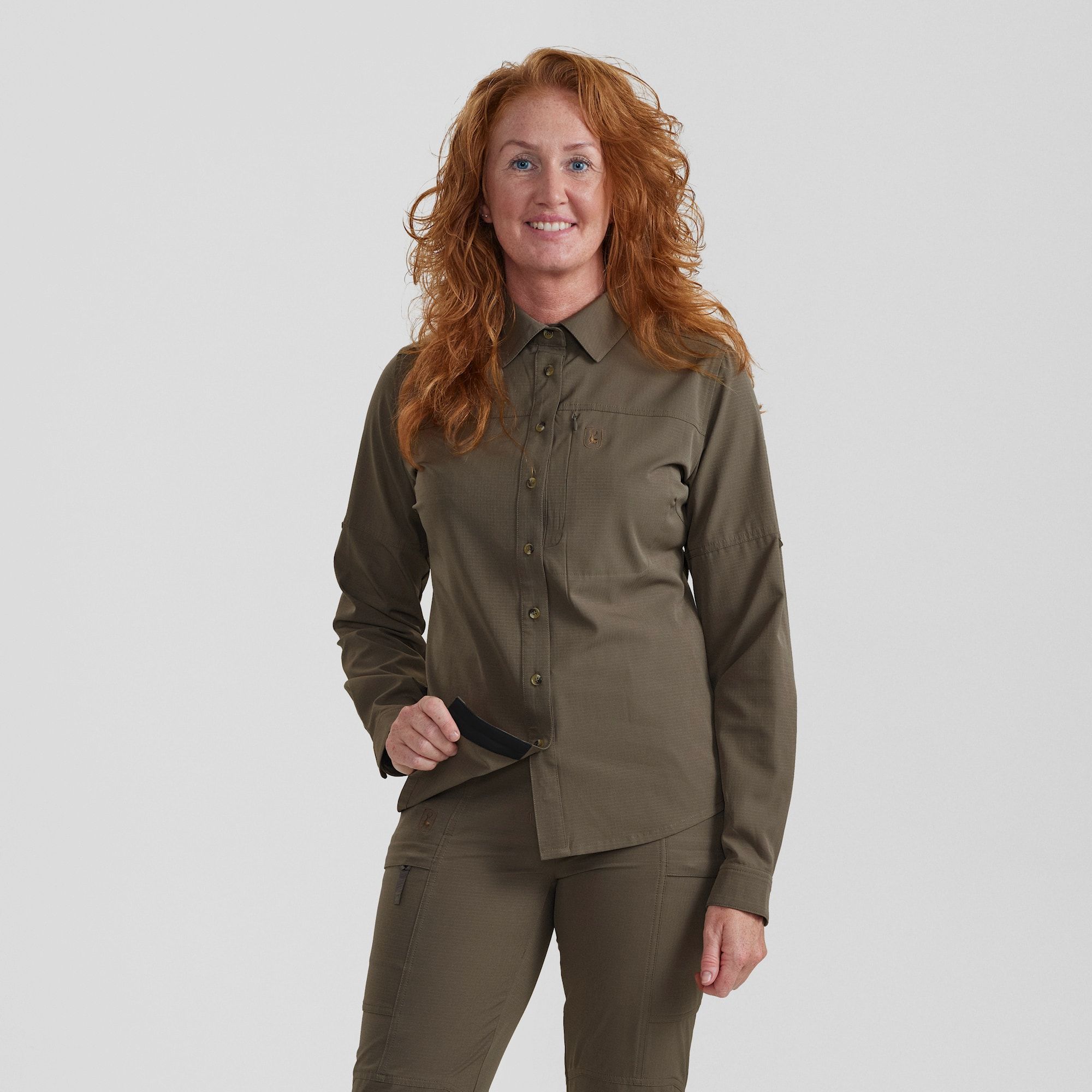 Deerhunter Lady Canopy Shirt Stone Grey 38