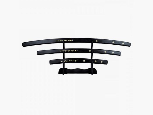 Samurai 3er Schwertset Goemon Ishikawa schwarz
