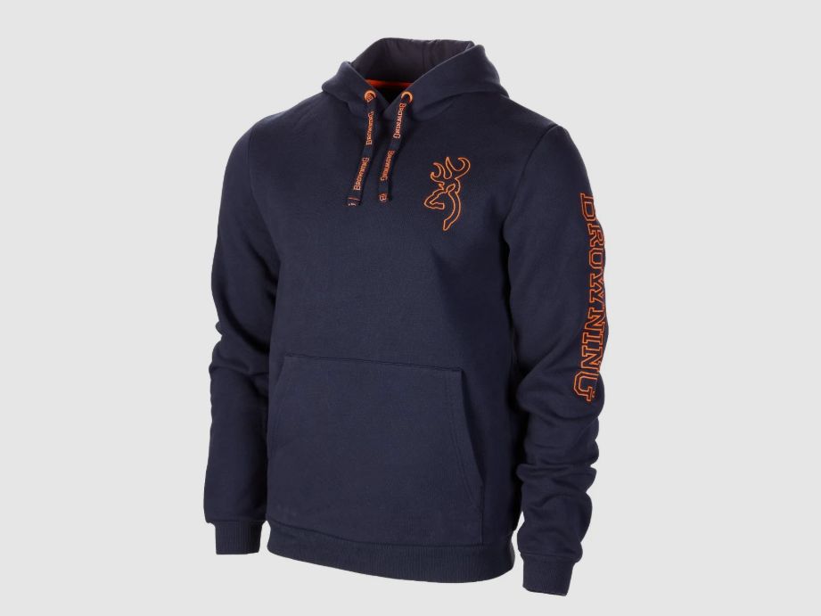 Felpa Browning con cappuccio - blu