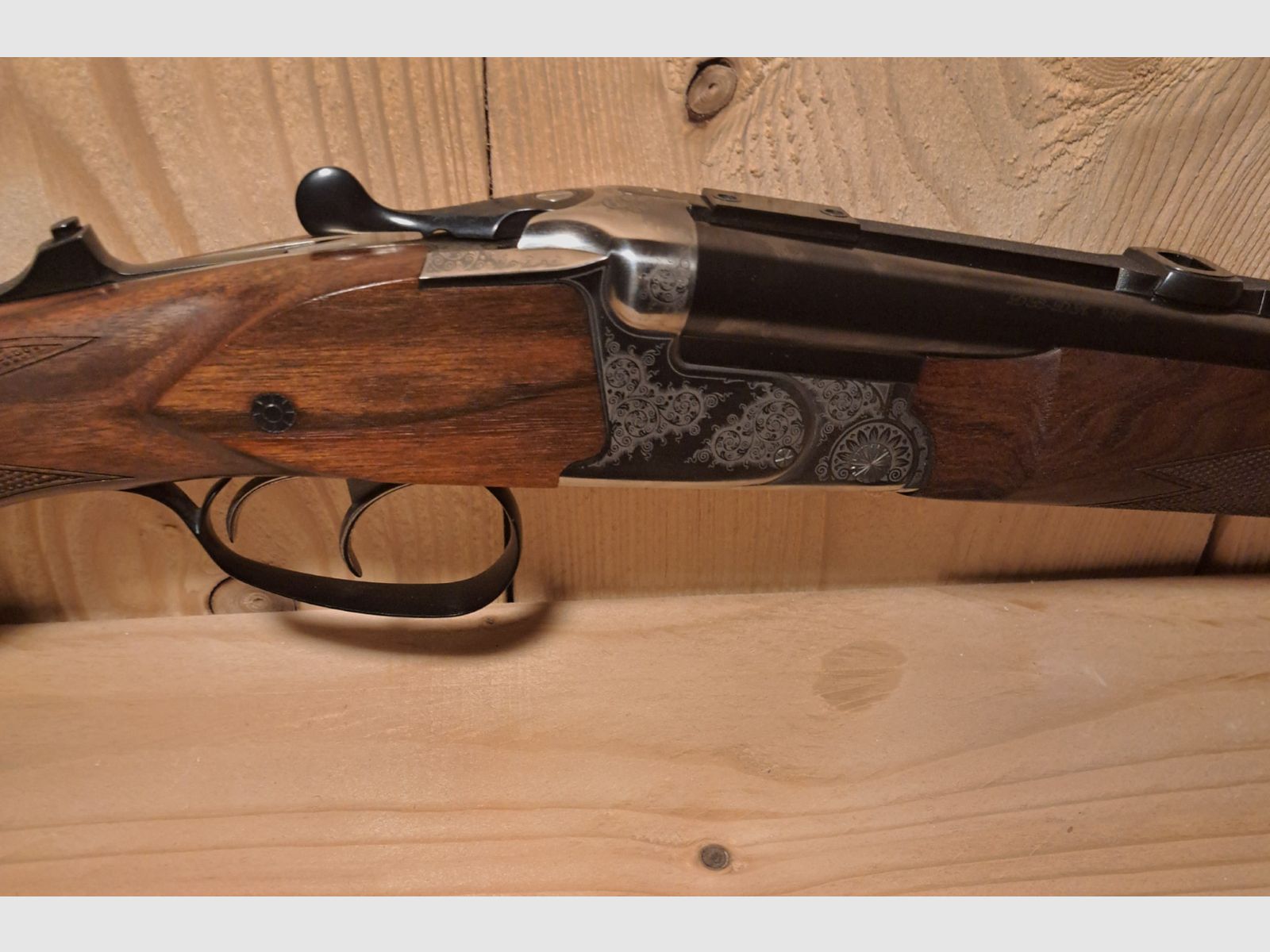 Doppelbüchsdrilling Merkel 96L 8x57IRS/8x57IRS und 20/76