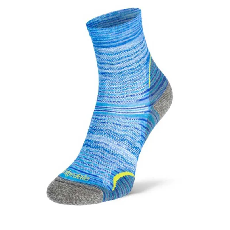 Bridgedale Hike Ultralight T2 Merino Performance Crew women's hiking socks – multi blue, image 1 of 4