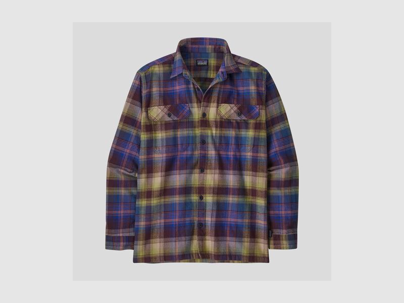 Patagonia Men’s Long-Sleeved Organic Cotton Midweight Fjord Flannel Shirt, billede 1 af 3