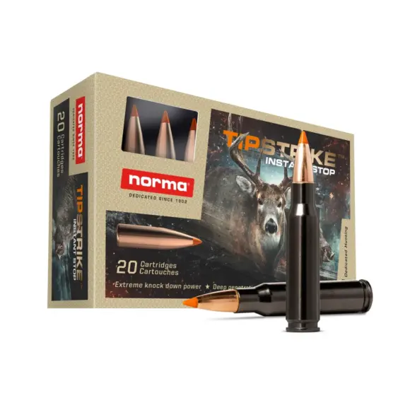Cartuchos 308 Win. Norma - Tipstrike Silenciador - 170 grains