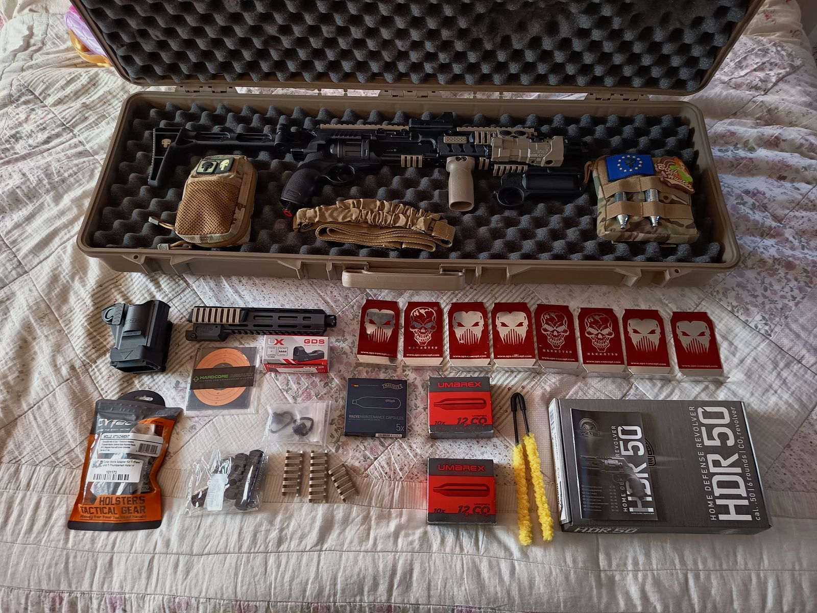Umarex HDR 50 Revolver mit viel Zubehör, wie neu....