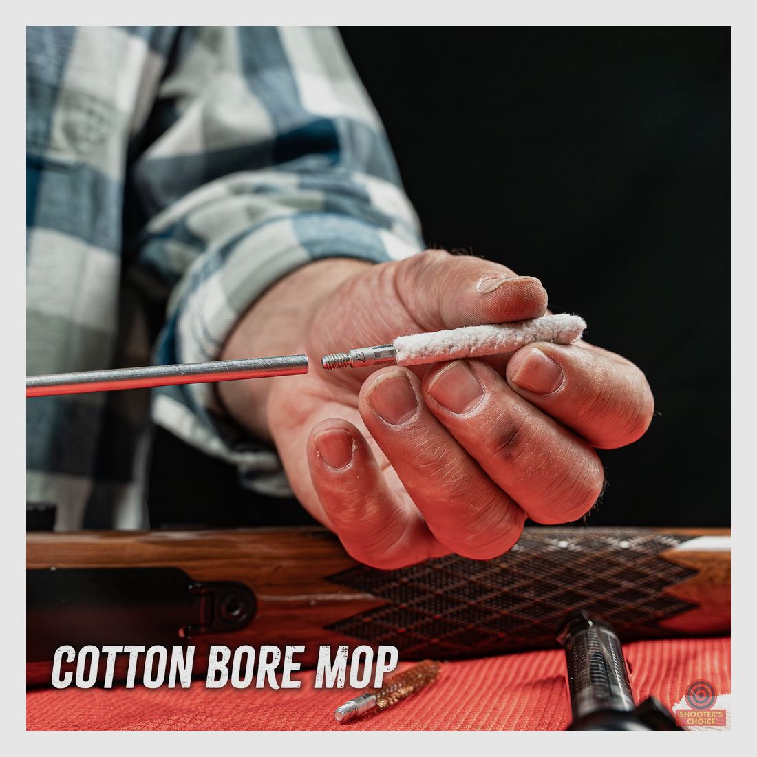 Kit de nettoyage d'armes Shooter's Choice .270 / 6,8 mm – 8-32 incluant FP-10 Lubricant Elite CLP (SHF-SRK-270)