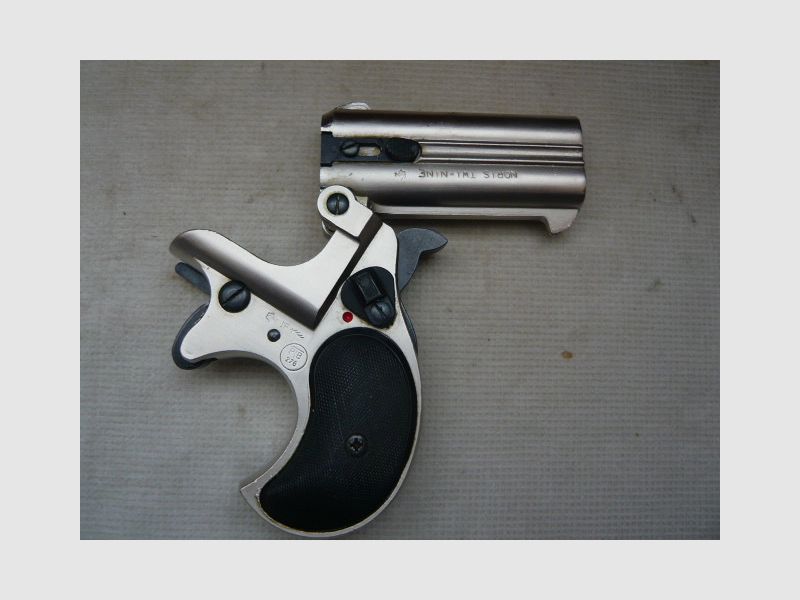 Derringer NORIS Twinny verchroomd met geschroefd loop PTB276