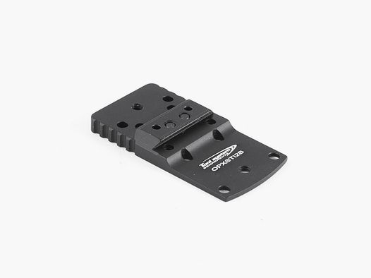 Piastra di base a coda di rondine per punto rosso (tipo B) per STI 2011 - EXECUTIVE - TONI SYSTEM / Dovetail base plate for red dot (type B) for STI 2011 - EXECUTIVE - TONI SYSTEM *   CODICE ARTICOLO OPXSTI2B