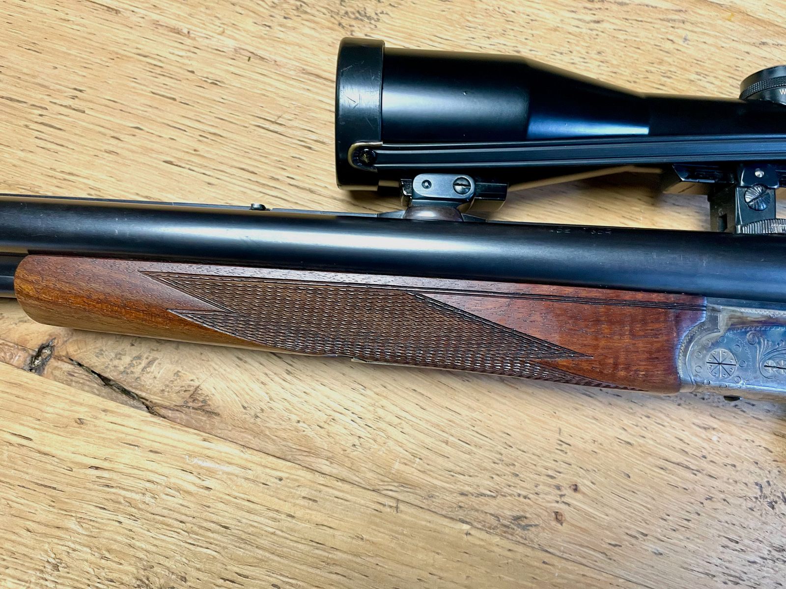 -Drilling- Simson Suhl Mod. Fortuna Kaliber 16/70 & 6,5x57R inkl. ZF Schmidt&Bender 6x42 und Einstecklauf Krieghoff Kal. 16 auf .22WinMag