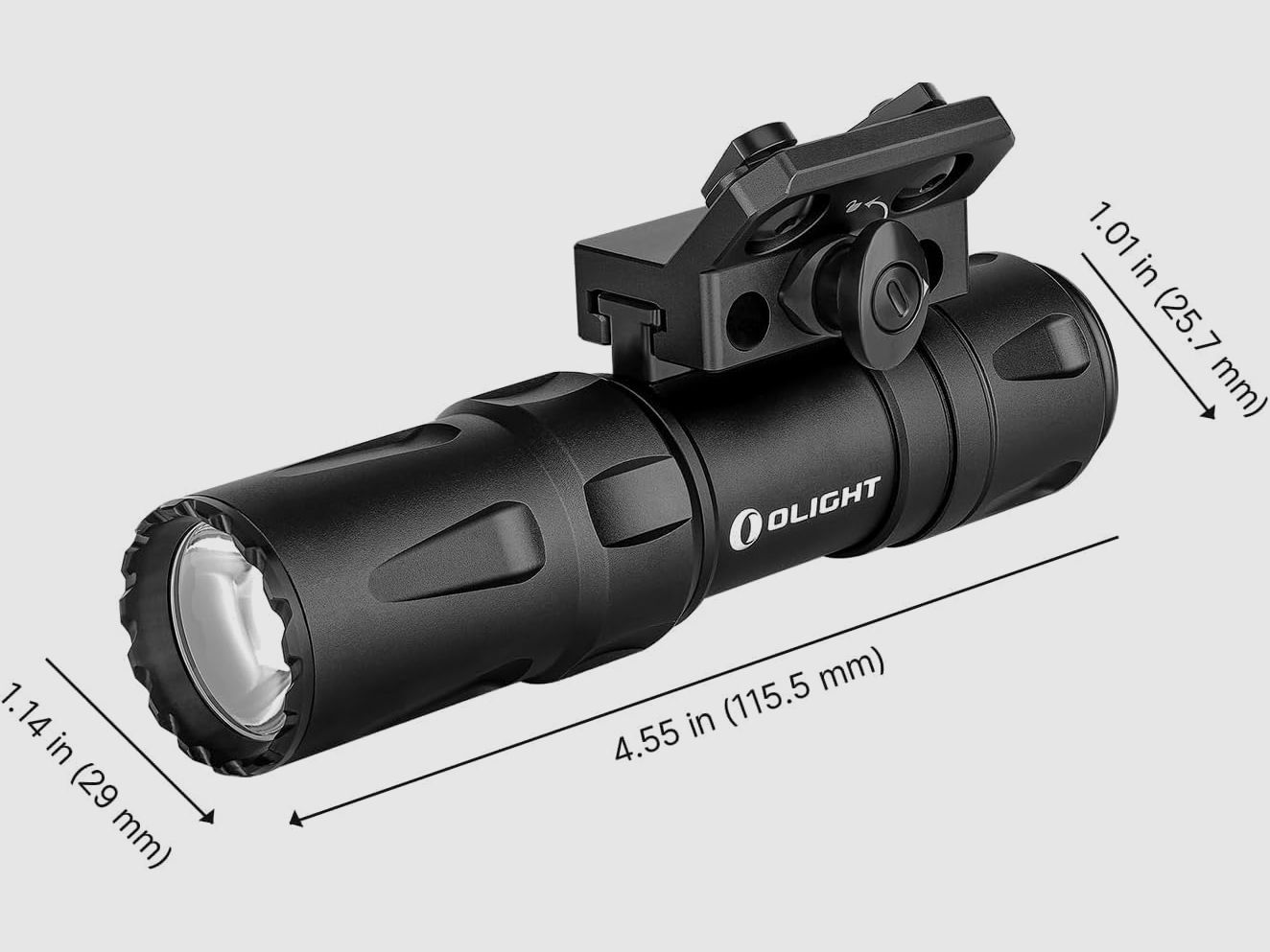 OLIGHT ODIN mini luce tattica 1.250L, per M-LOK, immagine 7 di 8