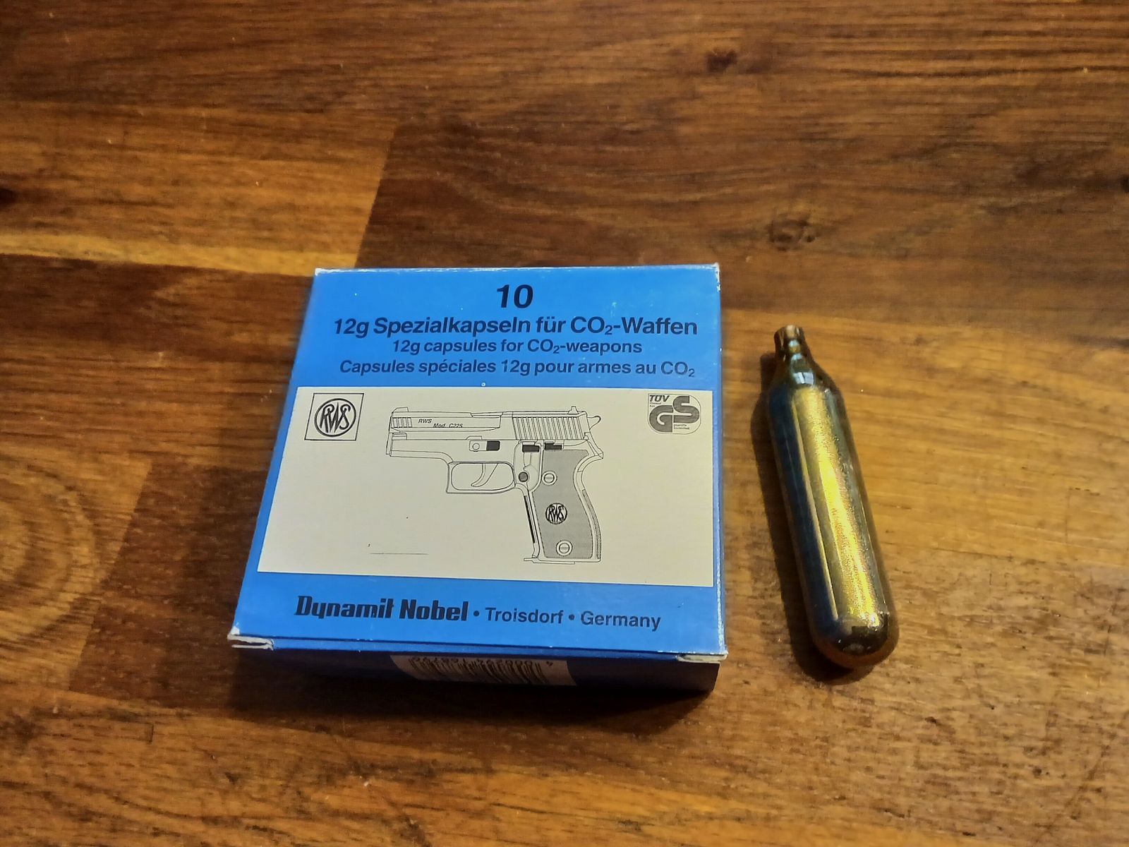 RWS CO2 capsules spéciales 12g 10 pièces. Airsoft, Paintball