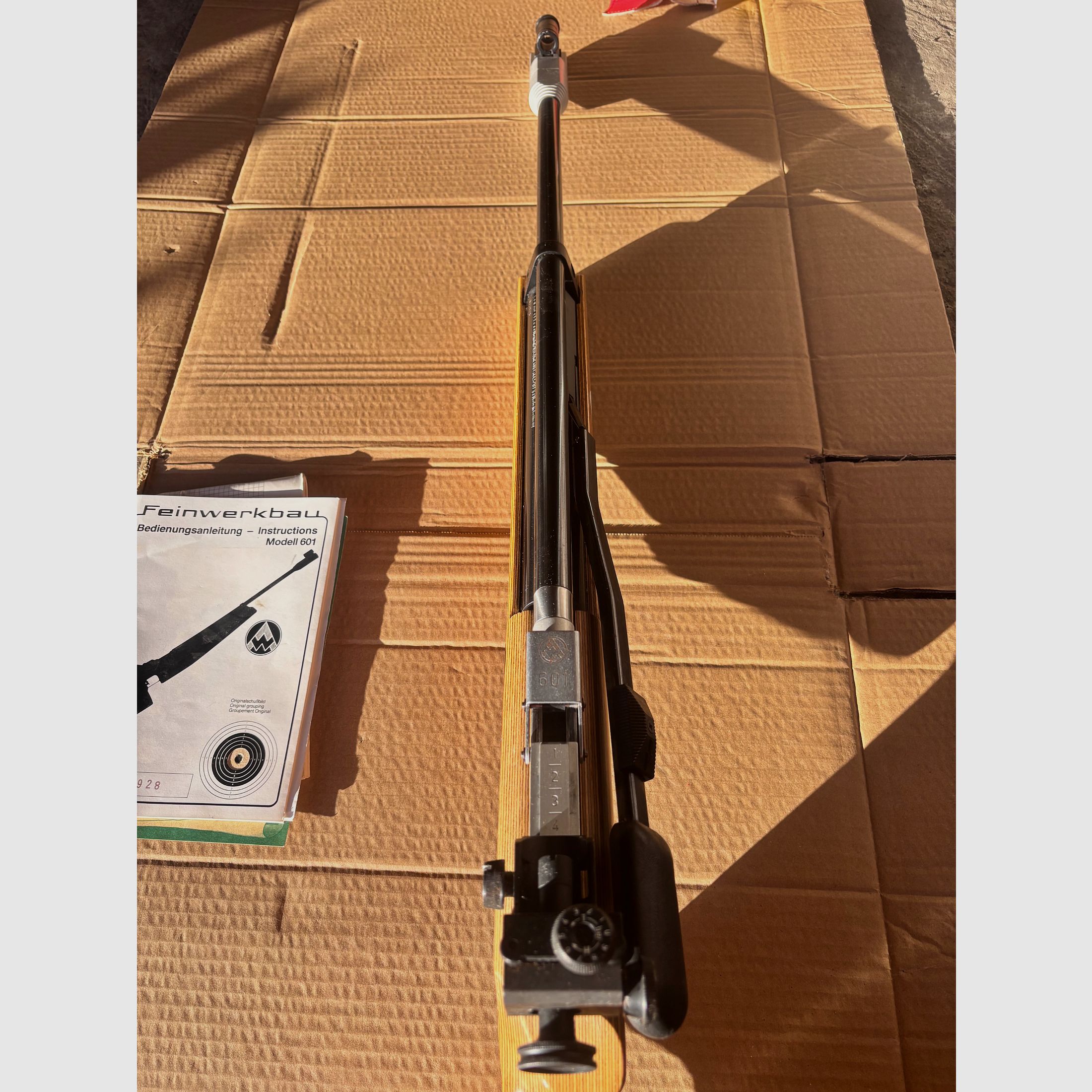 Fine work construction model 601 match air rifle/defective