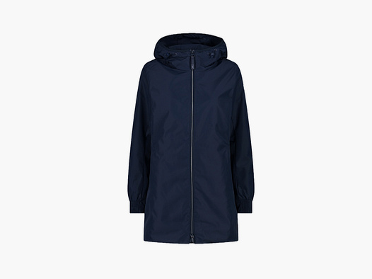 CMP Damen Jacke mit Fix Hood aus Polypongee Blau