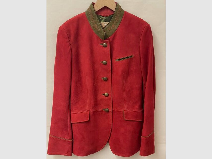 Meindl Lederjacke HDJ Damen in Rot, Bild 1 von 2