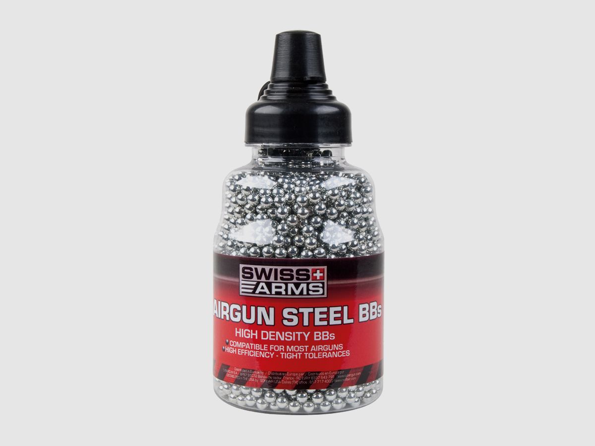 Swiss Arms Stahlrundkugeln BBs 4,5mm 3.000 Stück