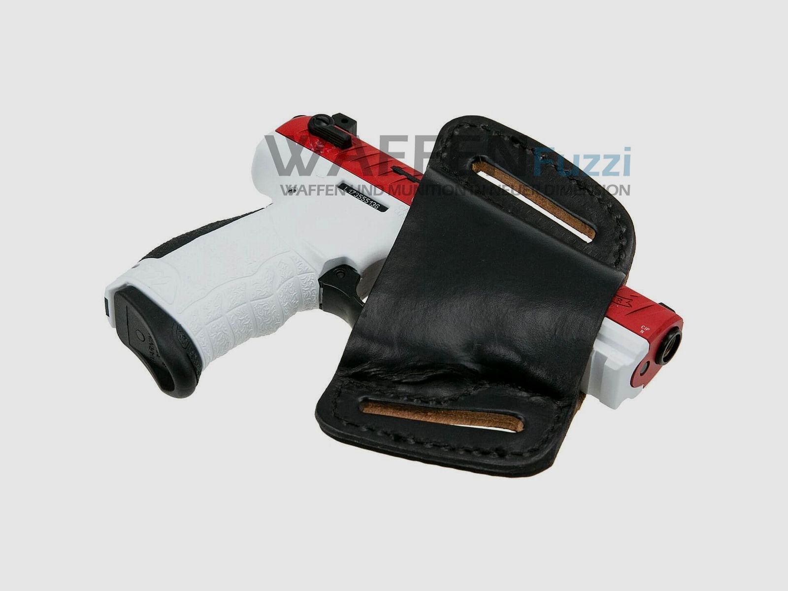 Belt holster Belt-Slide suitable for left and right carry for medium pistols