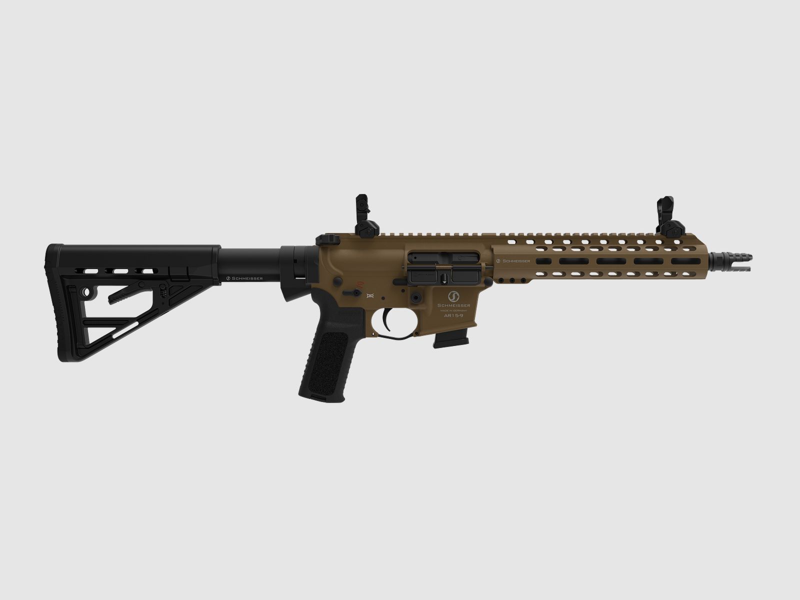 SCHMEISSER AR15-9 S4F – CERAKOTE FDE / 9x19 / 10,5" | 267mm