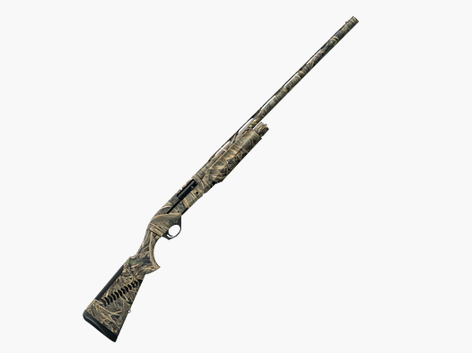 Benelli M2 Comfortech Camo Max 5 ist ein vielseitiges, hochmodernes und absolut zuverlässiges halbautomatisches Gewehr, das auch für raue Einsätze geeignet ist, dank der Verwendung von im Laufe der Zeit austauschbaren Materialien.