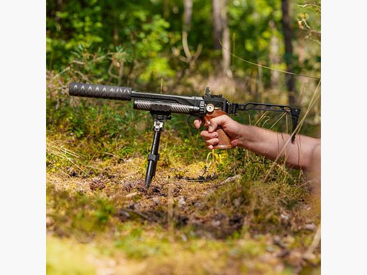 Bundle – RED DOT SIGHT MOUNT Rail + Adaptateur de crosse + Support d'épaule | CNC ALU | anodisé noir | Huben GK1 | RMR 3.0 | Doctor | RMSc