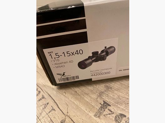 DDoptics 1.5-15x40 incl. Eaw Blue Line mount