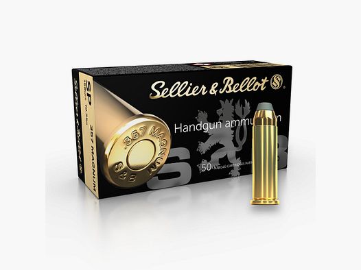 Sellier & Bellot .357 Mag. Teilmantel 10,2/158grs.