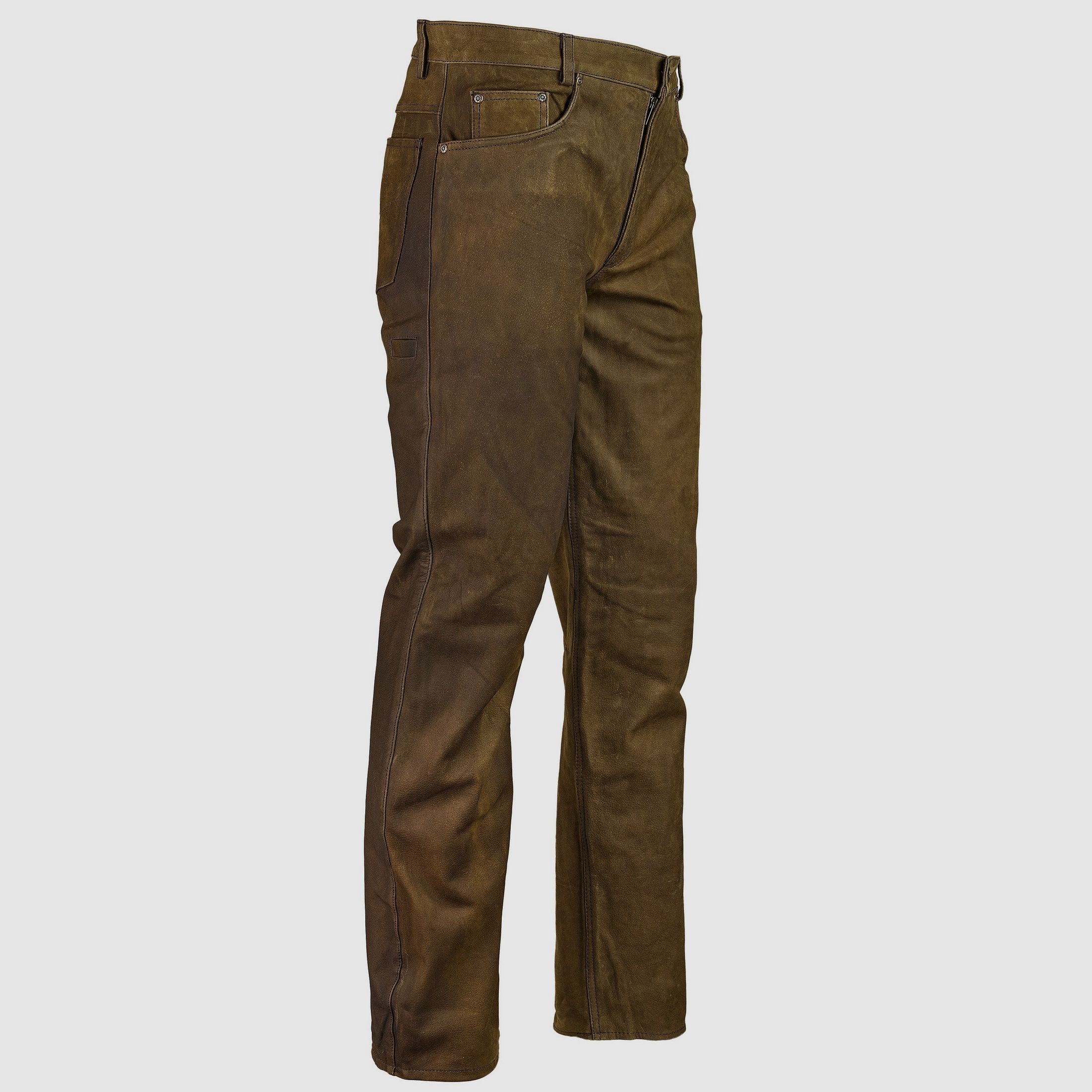 Hubertus Herren-Lederhose Trapper