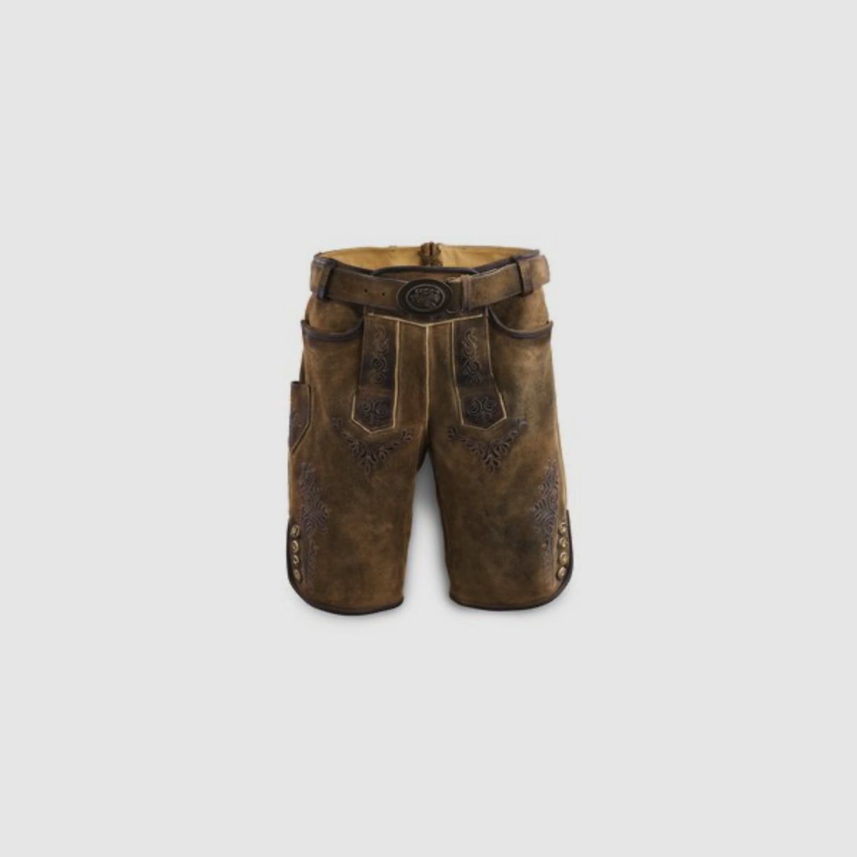 MADDOX Rolli leather pants Zirbe Anitk