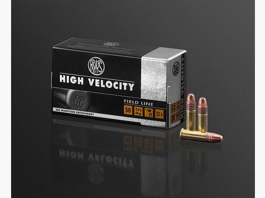RWS High Velocity .22lr small caliber ammunition