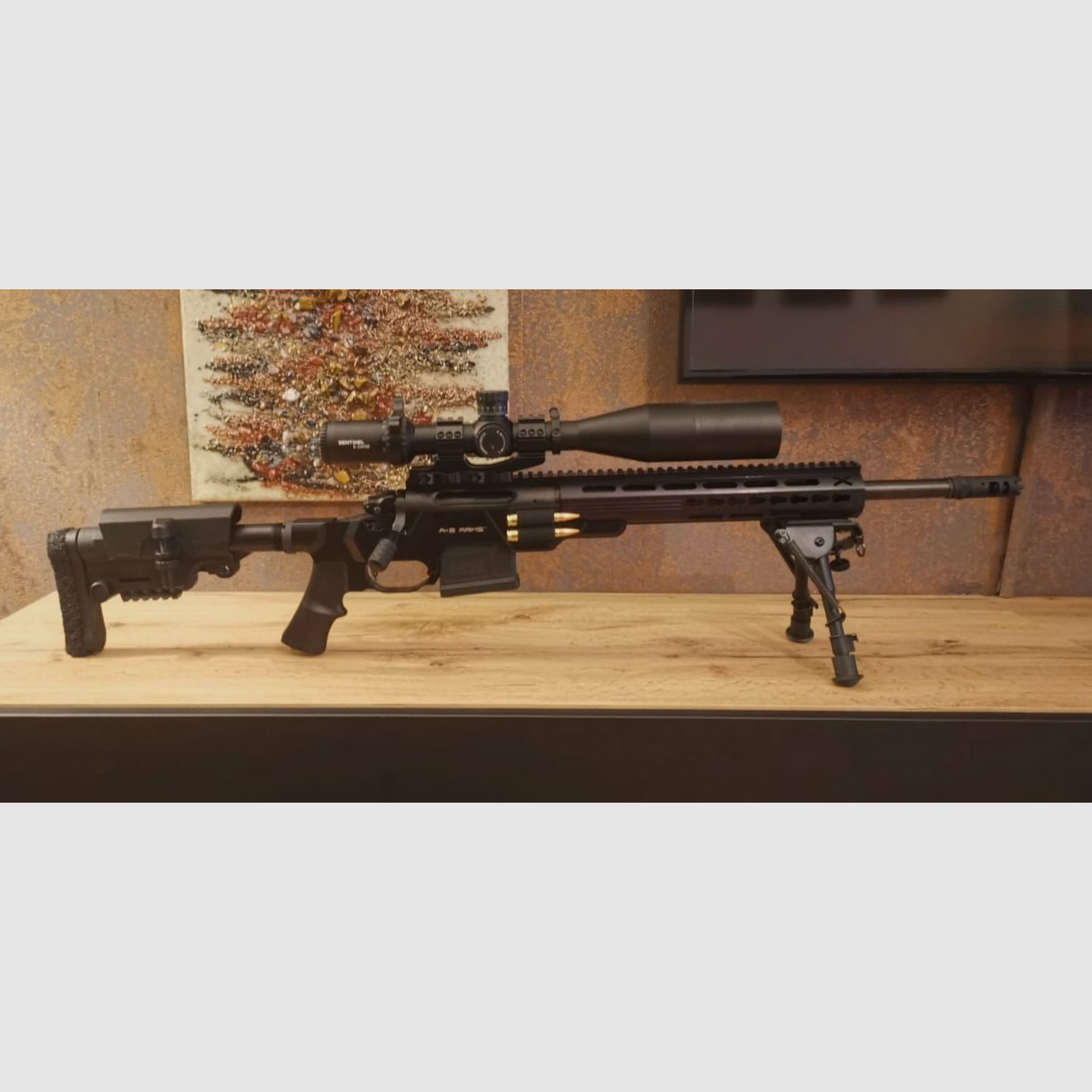 Repetitiegeweer Remington 783 Heavy Barrel .308 Win 42cm 16,5" 5/8x24 met A+B Arms Aluschaft, Mündungsbremse, accessoires, zonder richtkijker en montage!