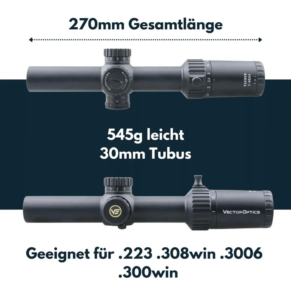 Vector Optics SCFF-27 Taurus 1-6x24FFP