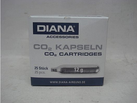 Kapsuły CO2 12 g w opakowaniu 25 sztuk - (a25)