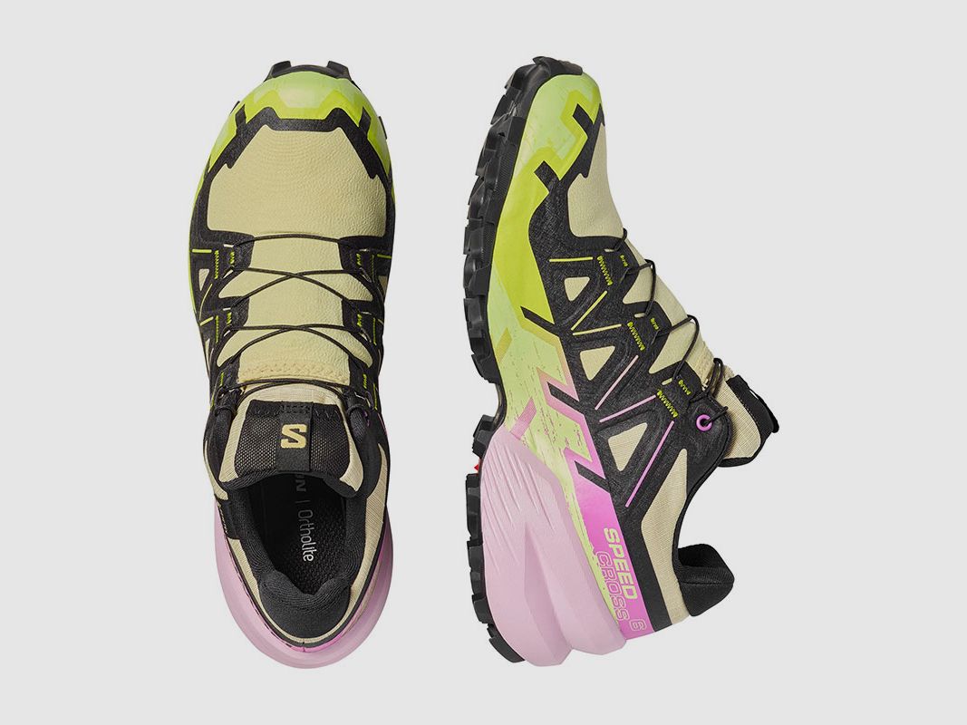 SALOMON – DAMEN – SPEEDCROSS 6 GTX W Bog/Dawn Pink/Acid Lime, Bild 2 von 7