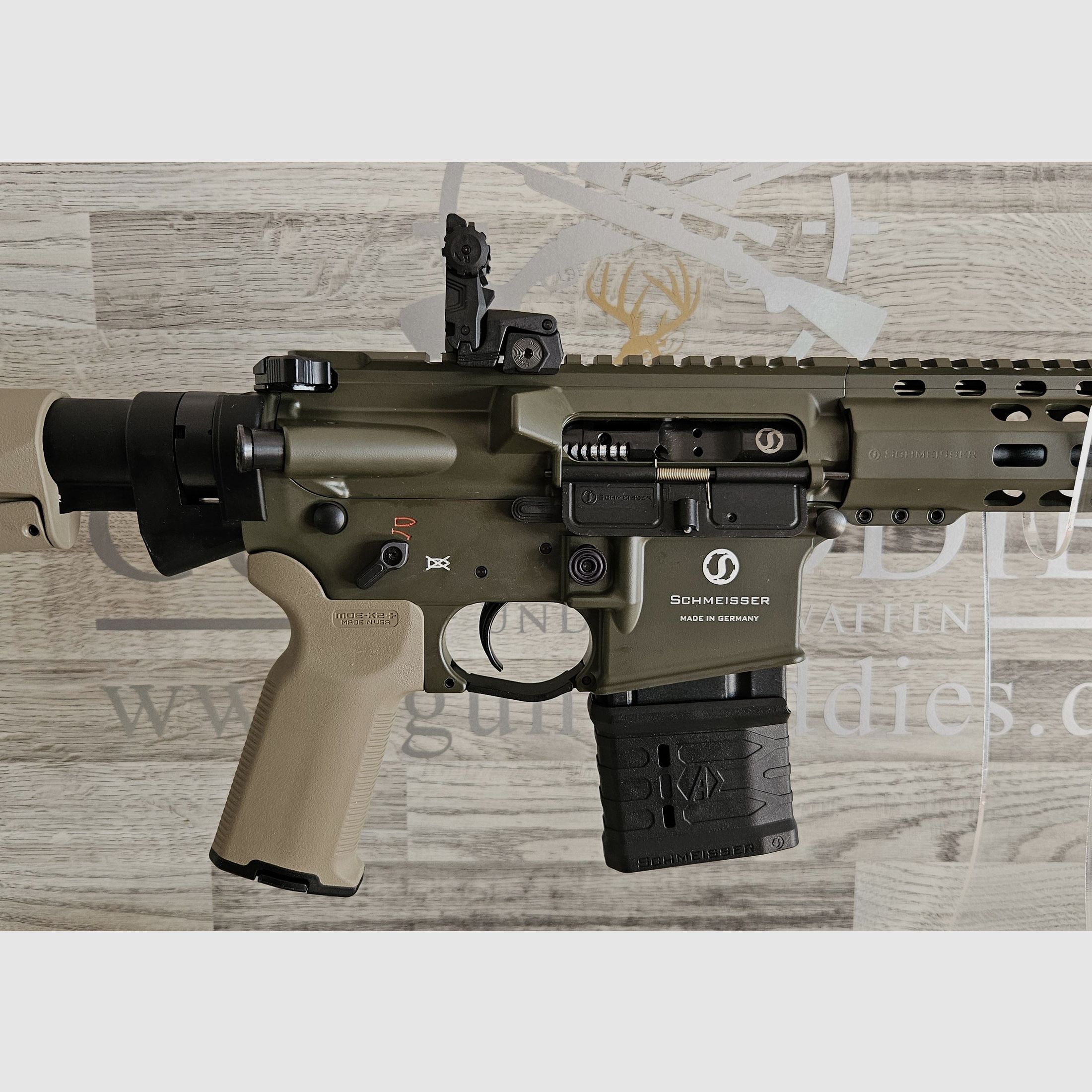Schmeisser AR15 M4FL 14,5" OD Green MAGPUL Kal. .223Rem - versandkostenfrei - Neuware vom Fachhandel