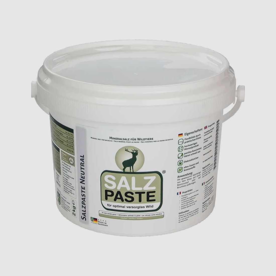 Eurohunt salt paste 2 kg, neutral