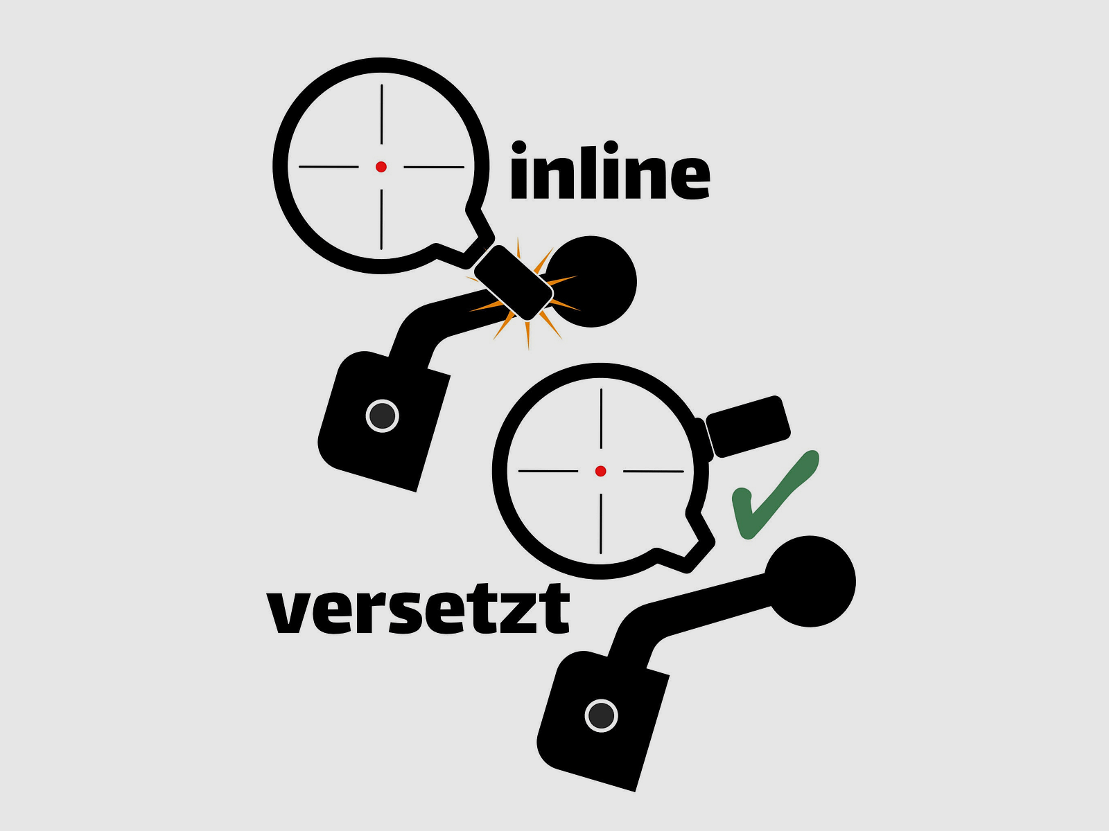 Snelverstelhendel voor vergrotinginstelling voor Zeiss Duralyt