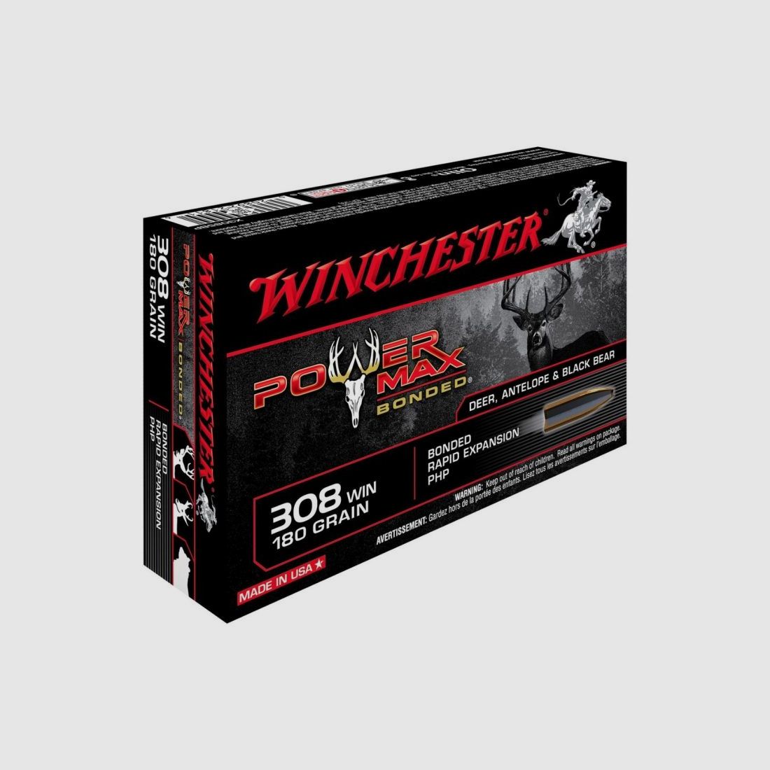 Winchester 308 Win Power Max 180 gr Munition, Bild 1 von 8