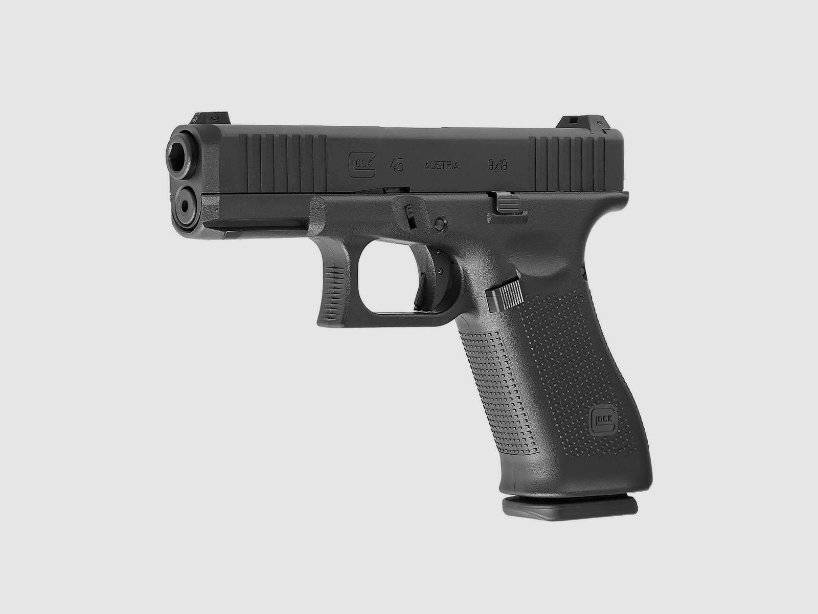 Glock 45 Softair-Pistole Schwarz Kaliber 6 mm BB Gas Blowback (P18)