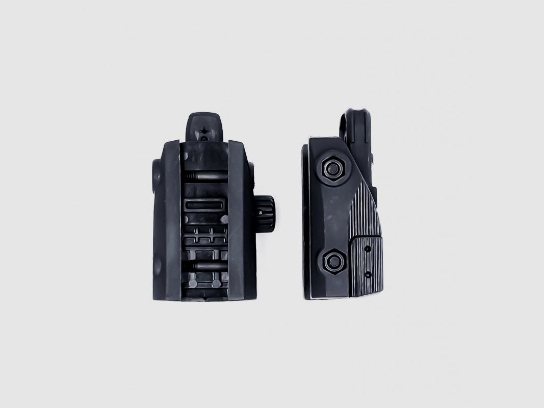 CAA FLIP UP SIGHT FRONT / REAR SET BLACK, Bild 2 von 2