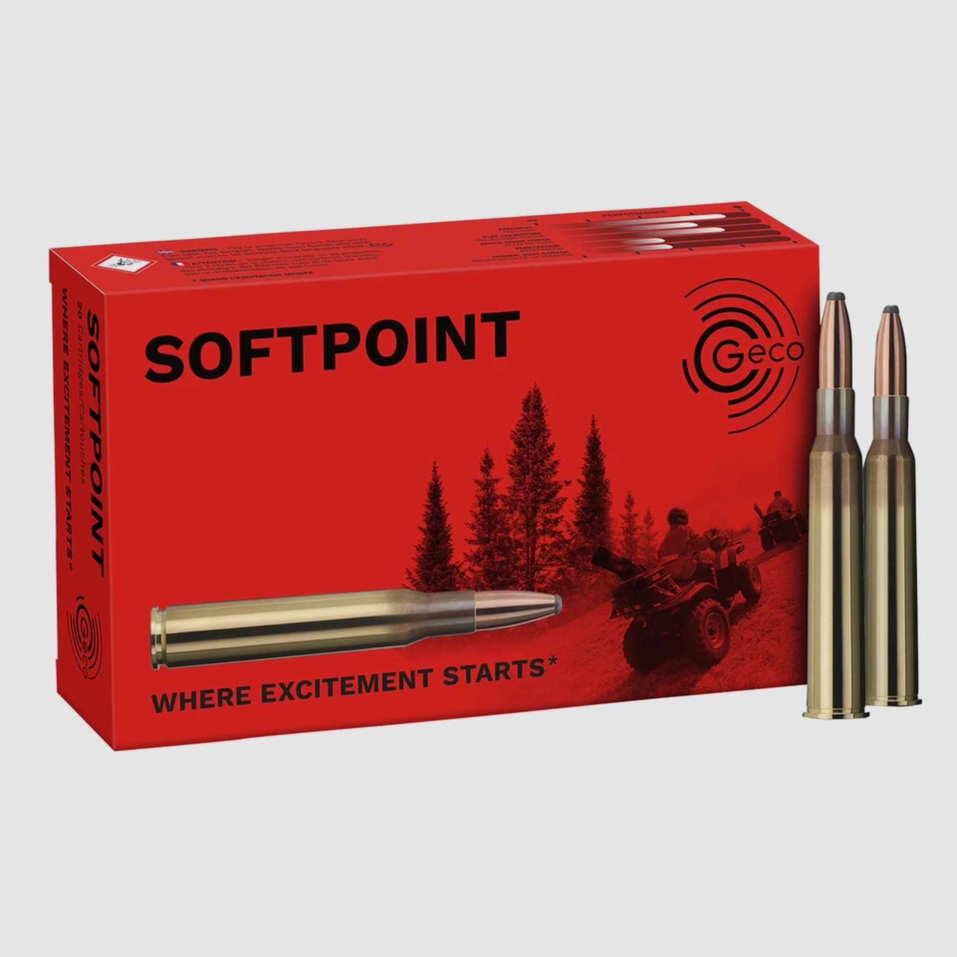Geco 2122685 Softpoint 7x65 R Teilmantel 10,7g 165 gr