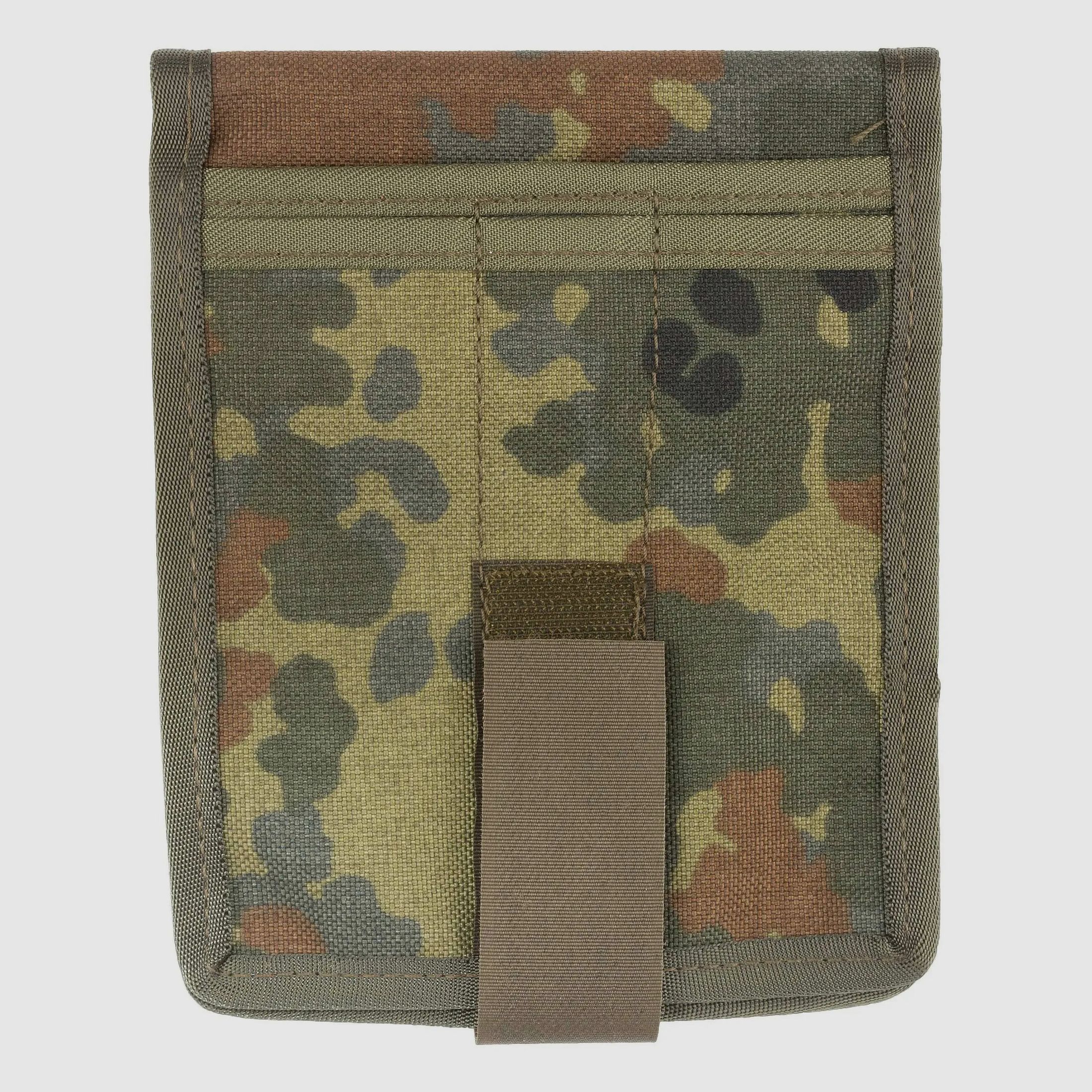 Heim Heim Ausweismappe Brustbeutel flecktarn